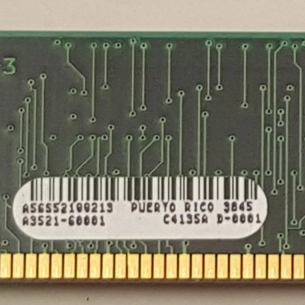 HP C4135AX 4MB 100-pin EDO DRAM DIMM from HP LJ 4000 | A3521-60001 | USED